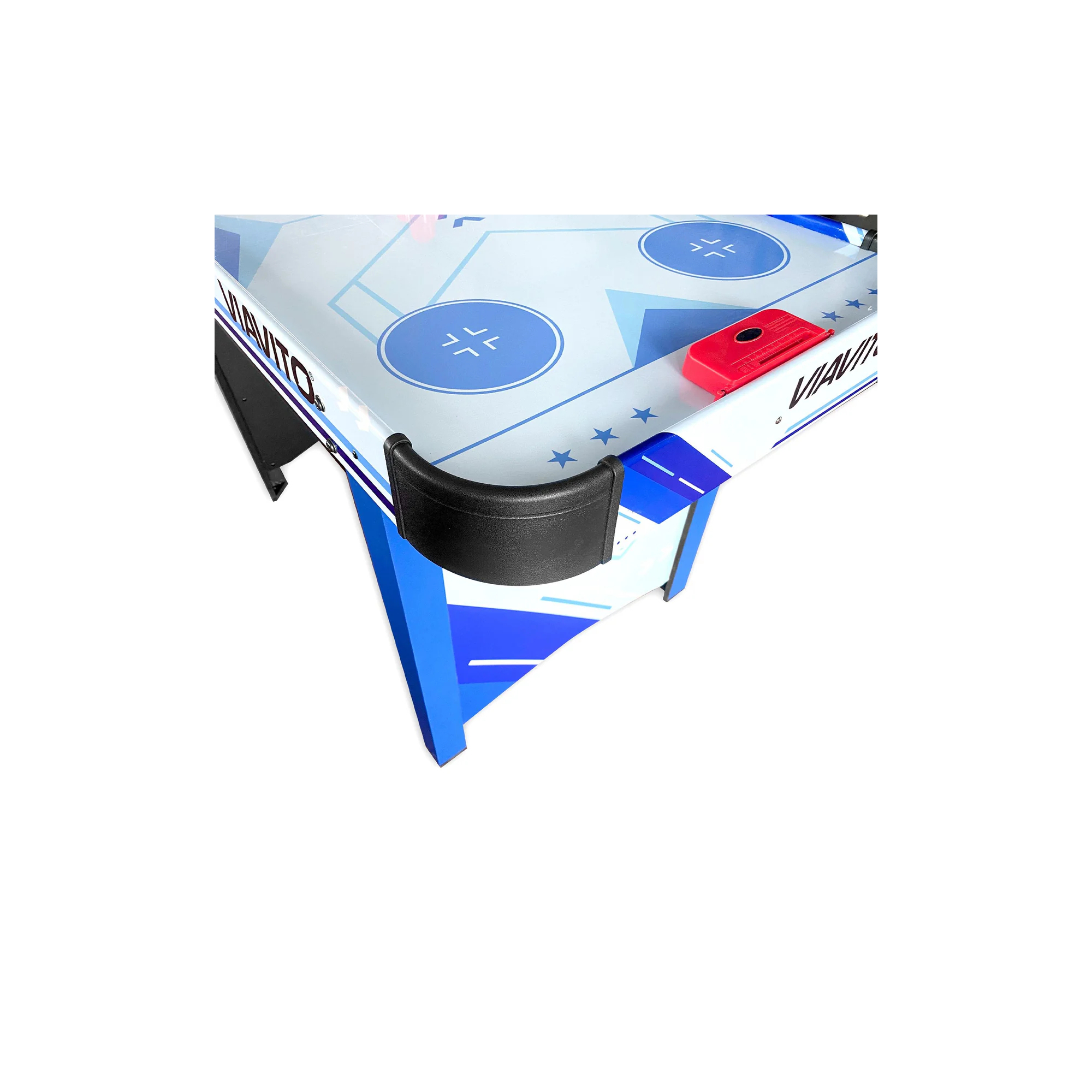 Airhockeytafel - Viavito - Model AH400 - 4 poten - Met gemotoriseerde puck