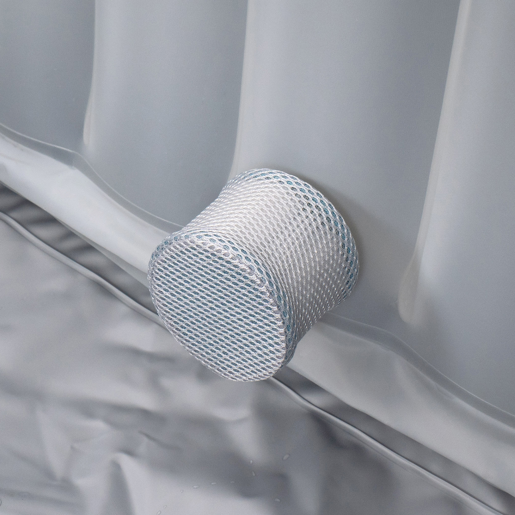 Spa gonflable 4 places carré - RELXTIME - 130 Jets - Gris - Filtre et bâche inclus