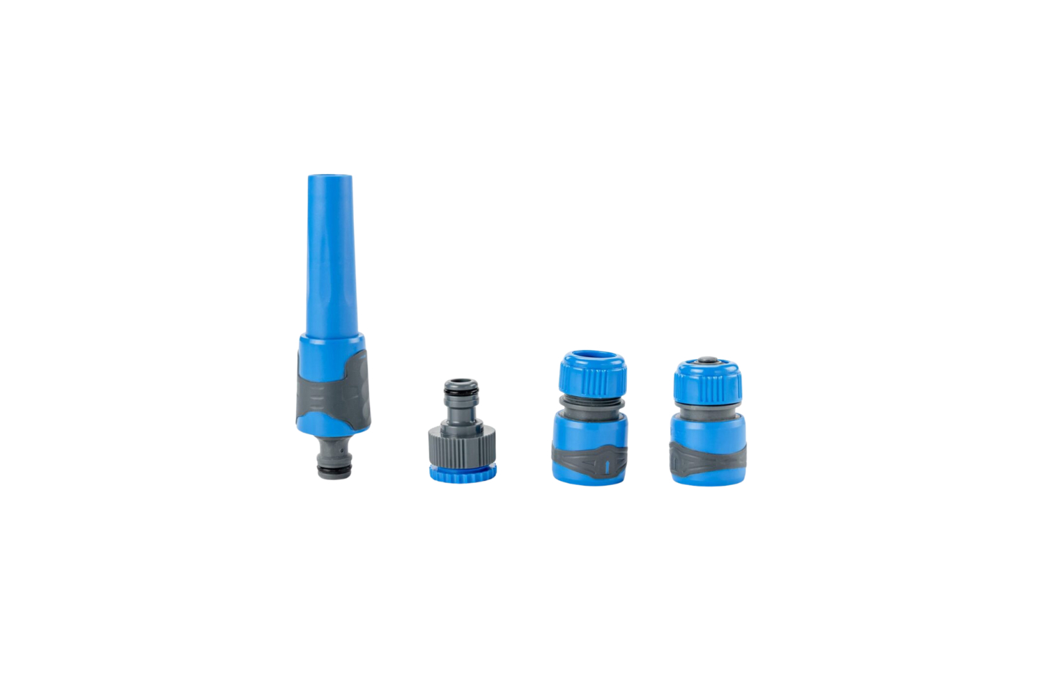 Bewaterings- en reinigingsslang - Suan - Complete set met soft touch bewateringsaansluitingen