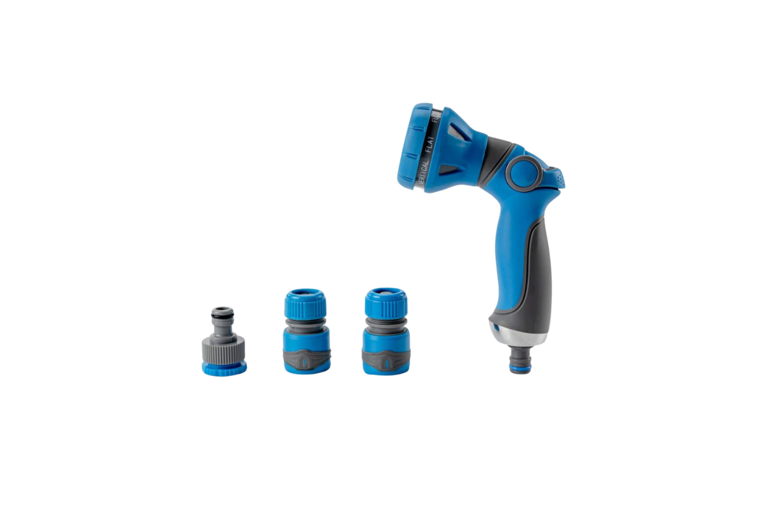 Spuit- en reinigingspistool - Suan - 8 jets - Complete set met softtouch sproeifittingen