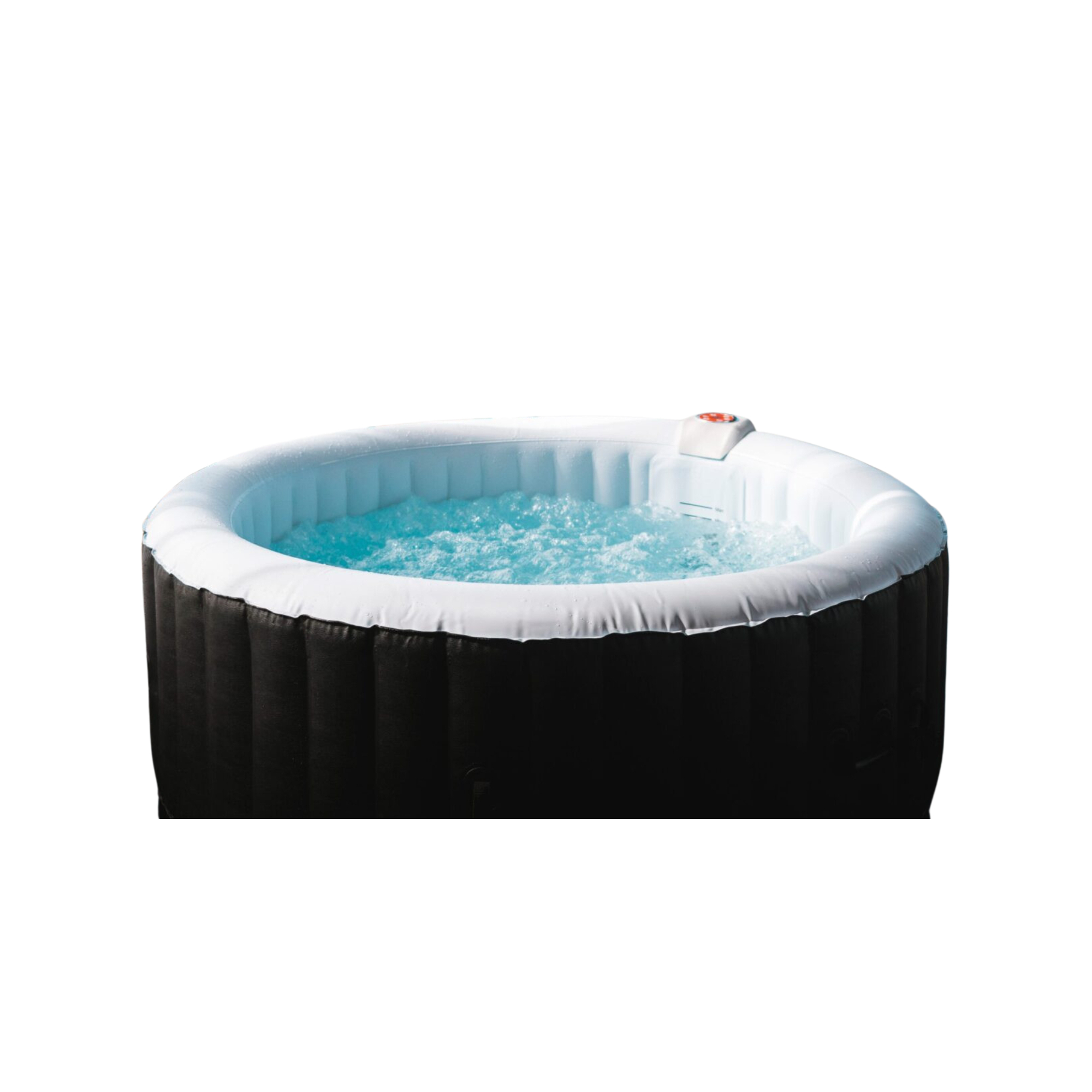 4-seater round inflatable spa Ospazia - Diameter: 185 cm - Filter and cover included