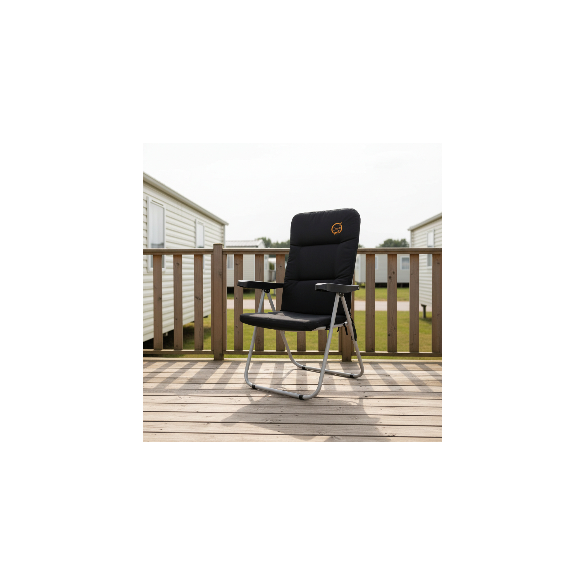 O'Camp Opvouwbare comfort campingstoel - - Multi-positioneel - Afmetingen: 70 x 62 x 105 cm