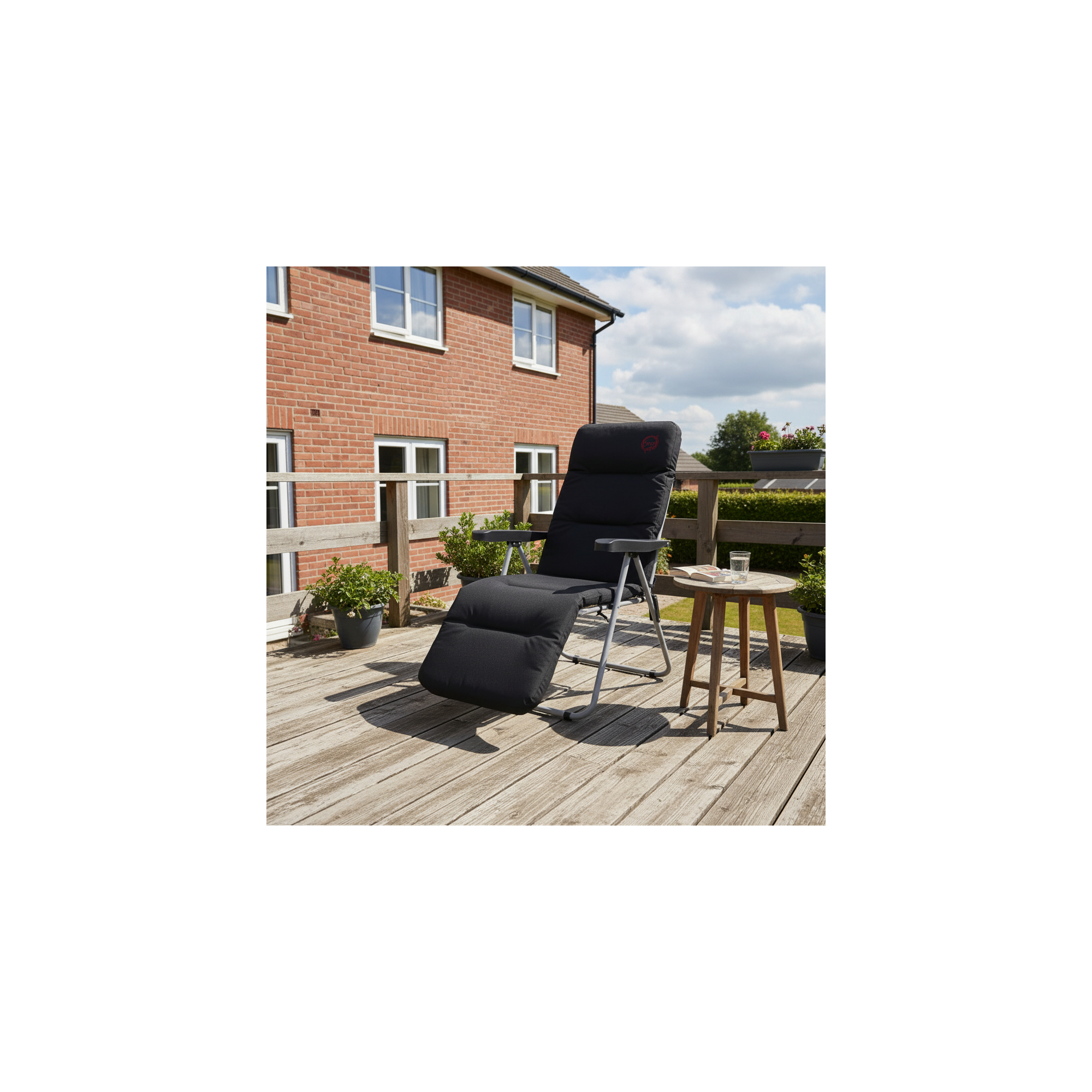 Set van 2 opvouwbare campingligstoelen - O'camp - Meerdere posities - 62 x 92 x 105 cm