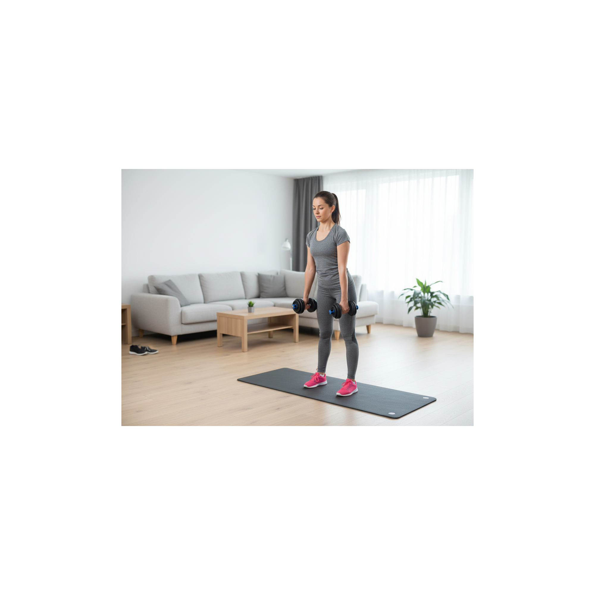 Set stangen + halters 50 KG - FITLIFE - Staal - All Inclusive ( stangen, schijven, stoppers )