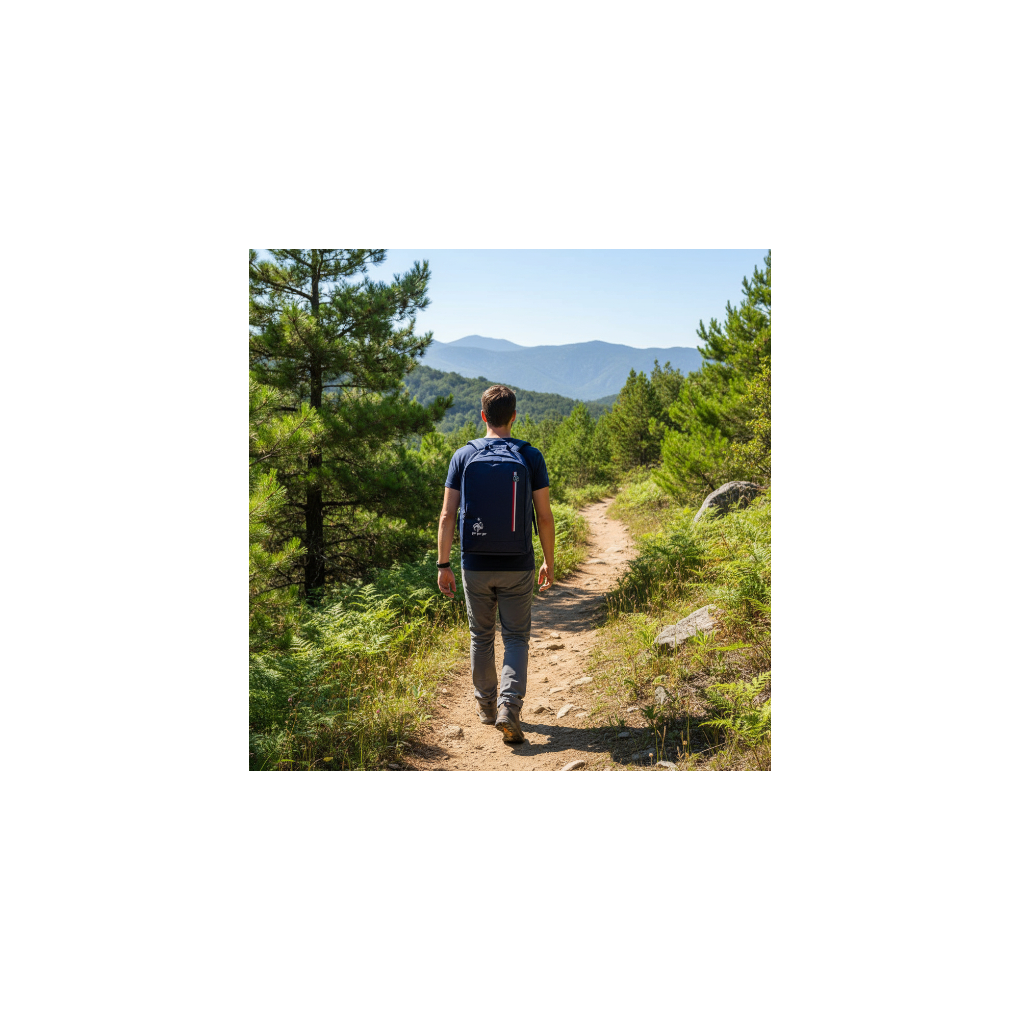 Sac à dos Premium - Fédération Française de Football - Bleu