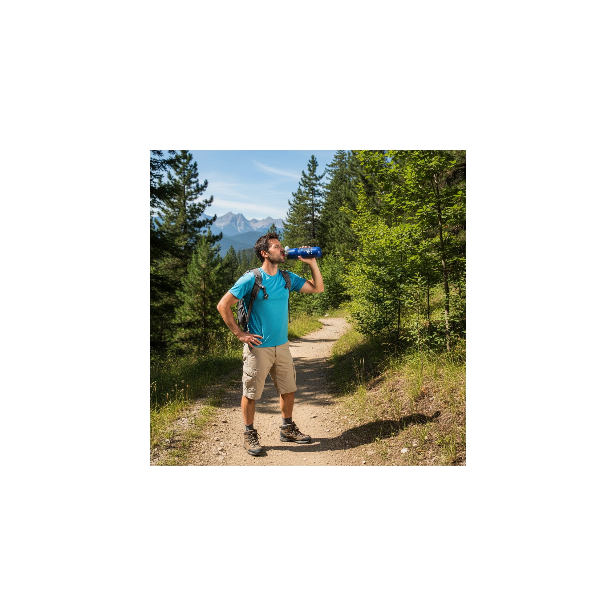 Sportfles - Fédération Française de Football - Plastic - Inhoud: 600 ml