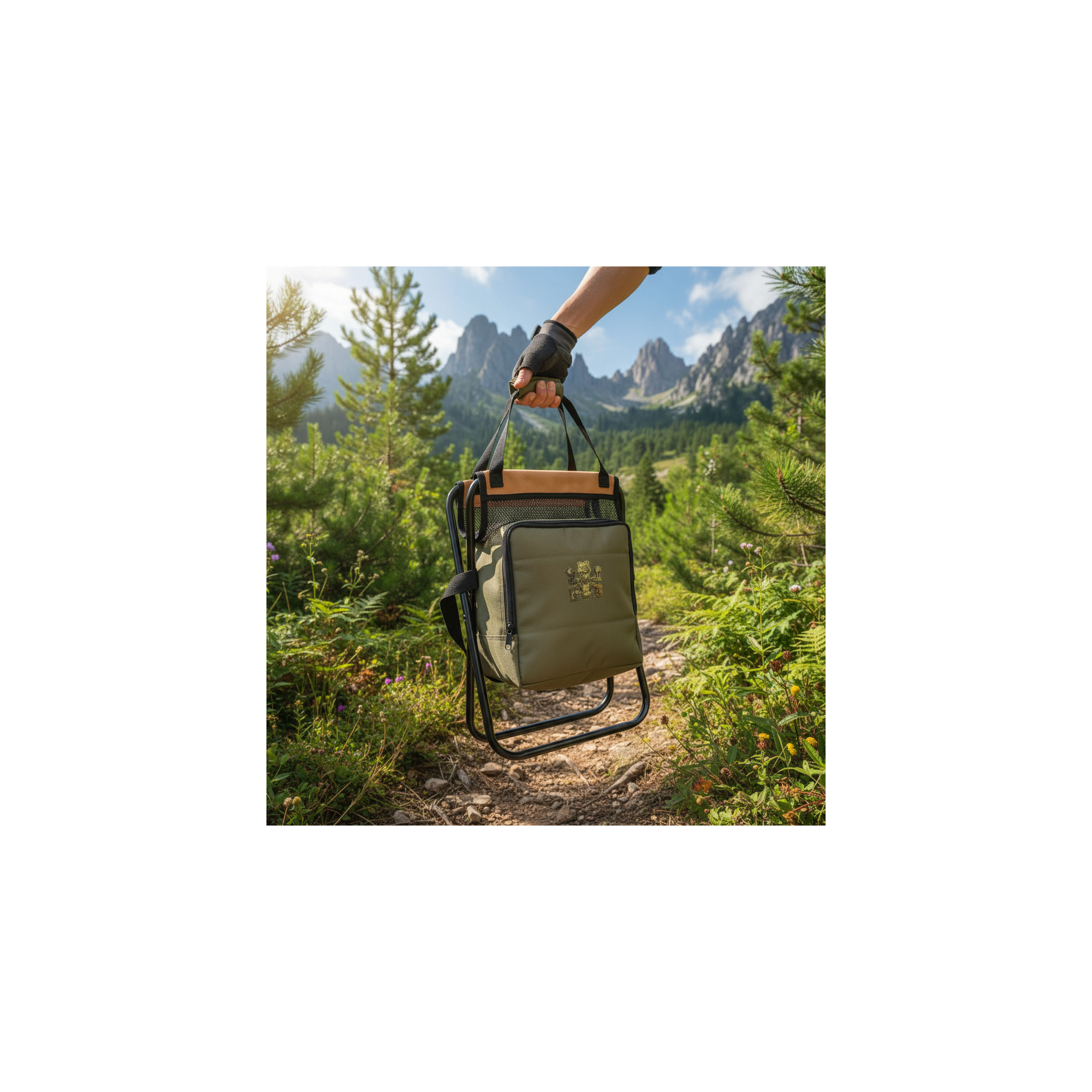 Koh Lanta Opvouwbaar campingzitje - - Vak met geïsoleerde zak