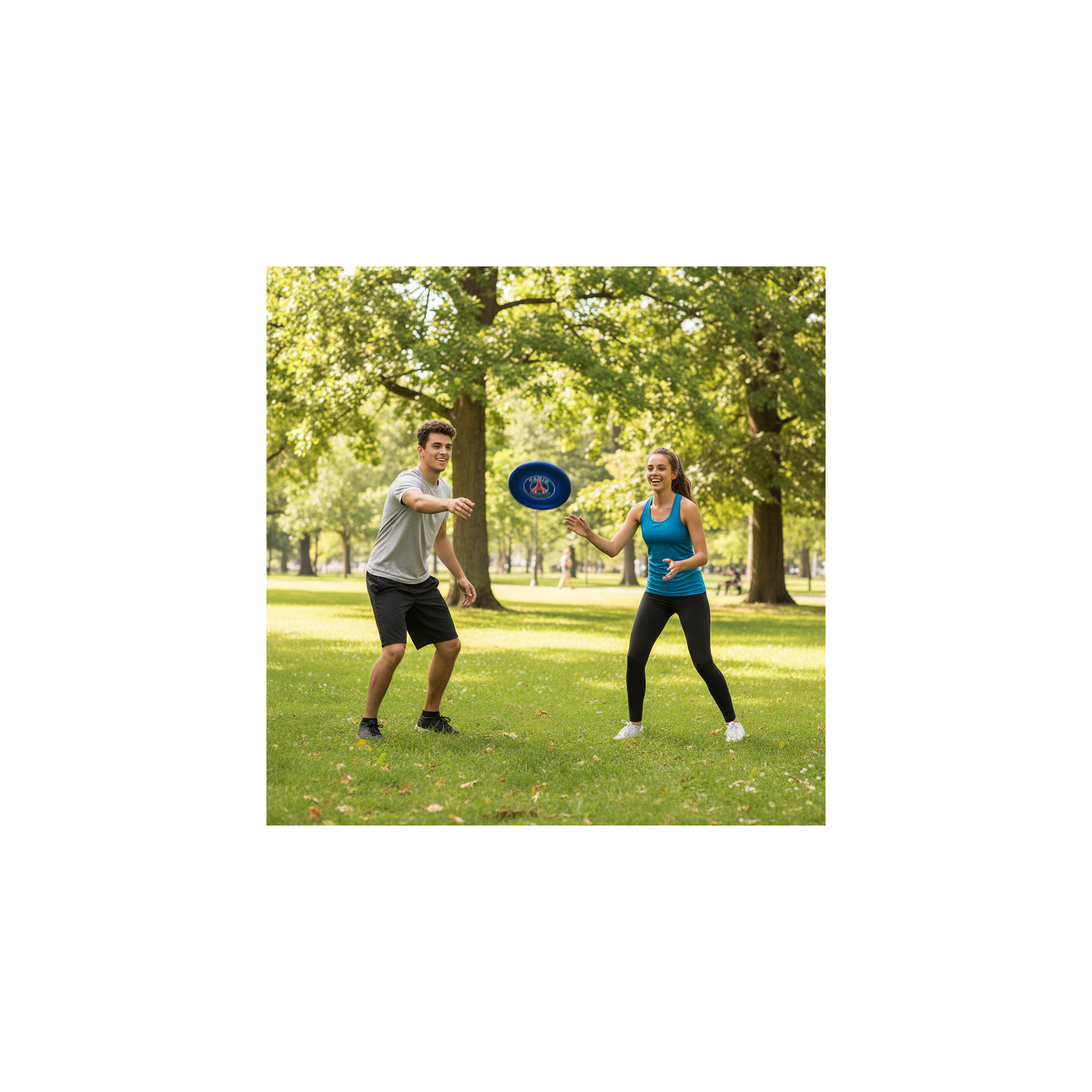 Frisbee - Paris Saint Germain - Blauw - Diameter: 25 cm