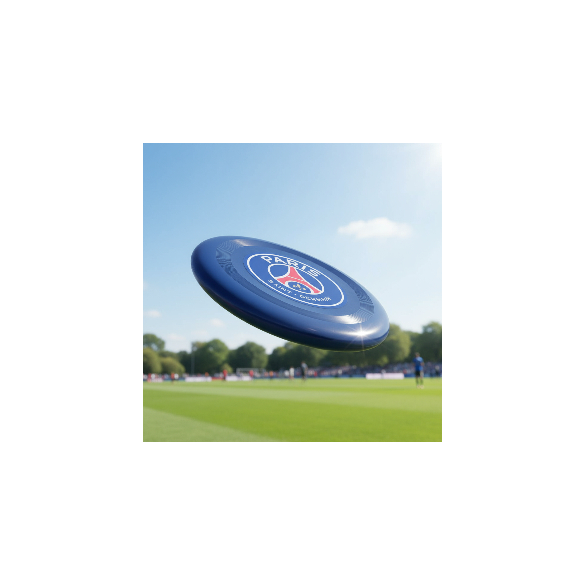 Frisbee - Paris Saint Germain - Blauw - Diameter: 25 cm