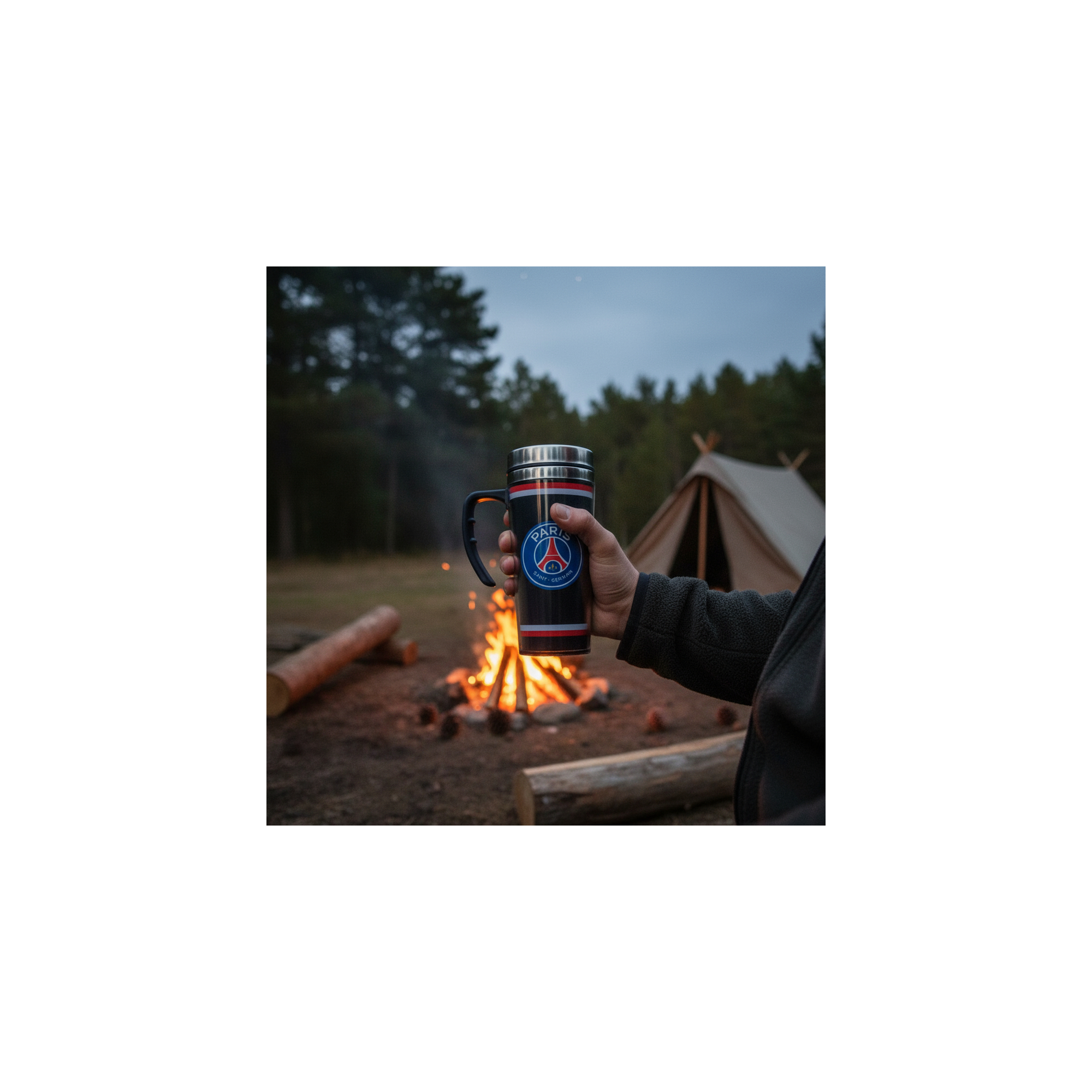 Mok - Paris Saint Germain - Aluminium - Inhoud : 450 ml