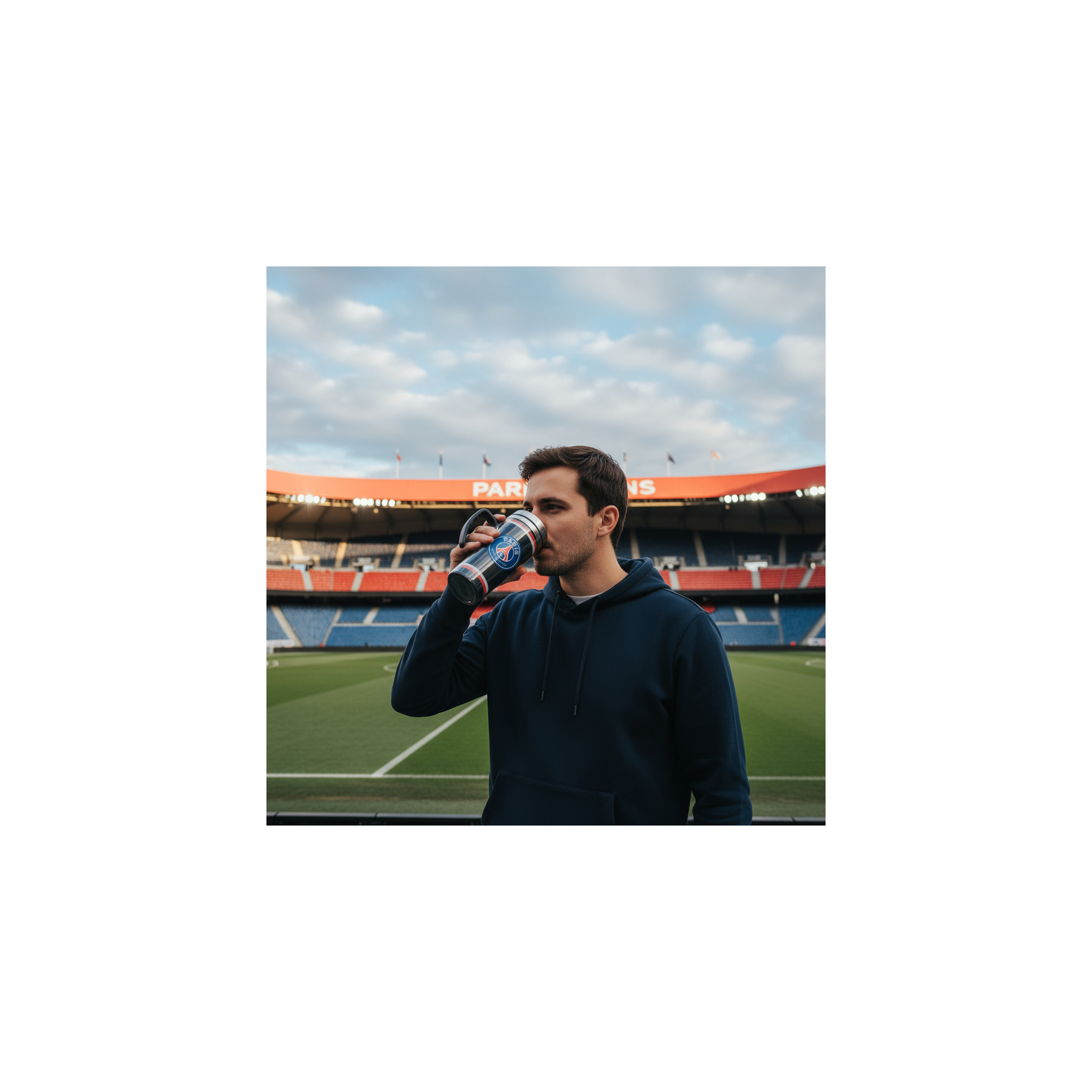 Mok - Paris Saint Germain - Aluminium - Inhoud : 450 ml