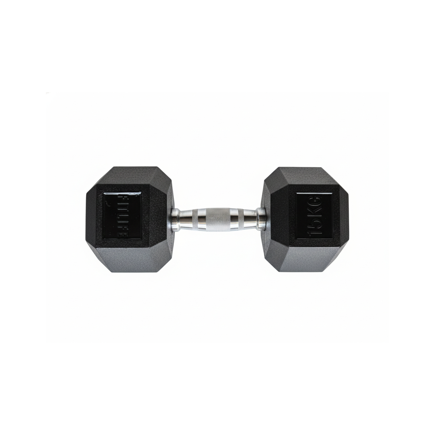 Haltère hexagonal - FITLIFE - 15 KG - Fitness/Musculation - Maison/Appartement