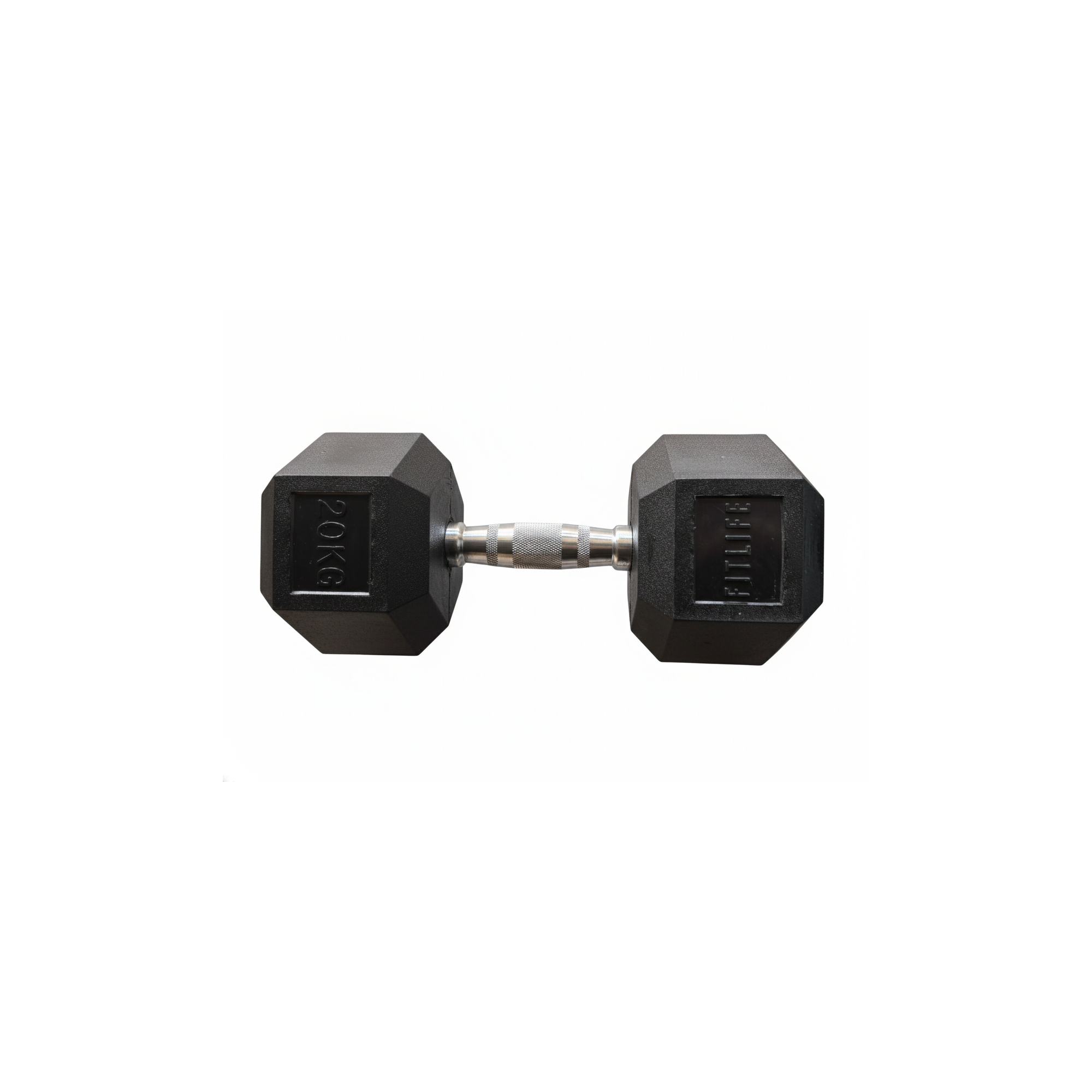 Haltère hexagonal - FITLIFE - 20 KG - Fitness/Musculation - Maison/Appartement
