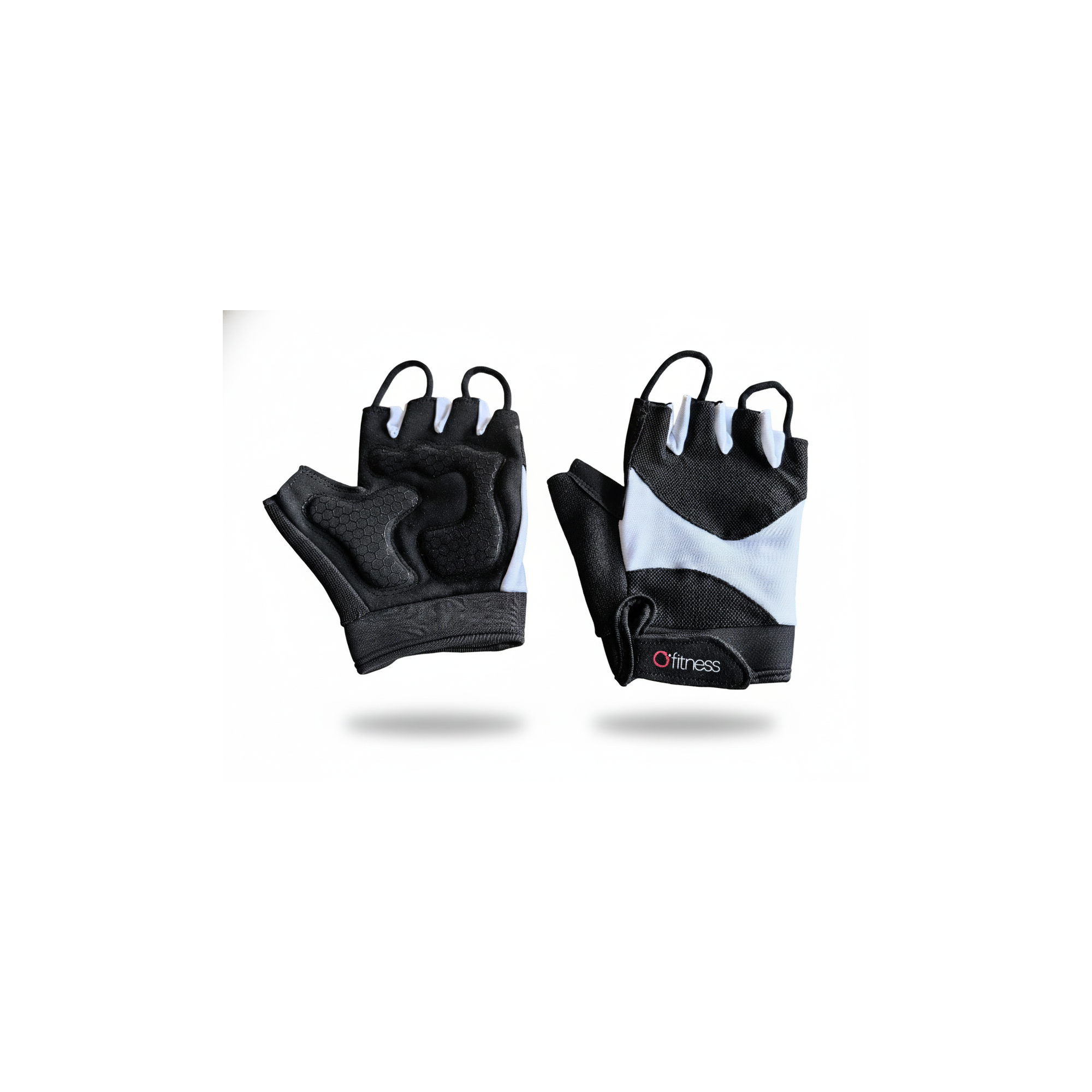 Gants de musculation - O'FITNESS - G200 - Noir et bleu - Taille M
