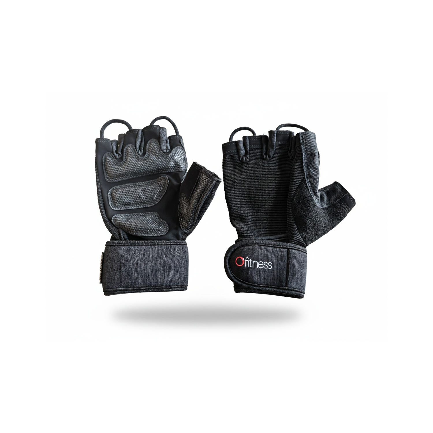 Gants de musculation - O'FITNESS - G300 - Noir et blanc- Taille XL