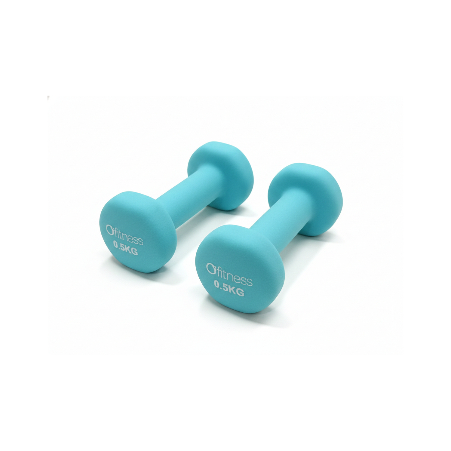 Halteres en néoprene - O'FITNESS - Lot de 2 x 0,5 KG - Maison/Appartement