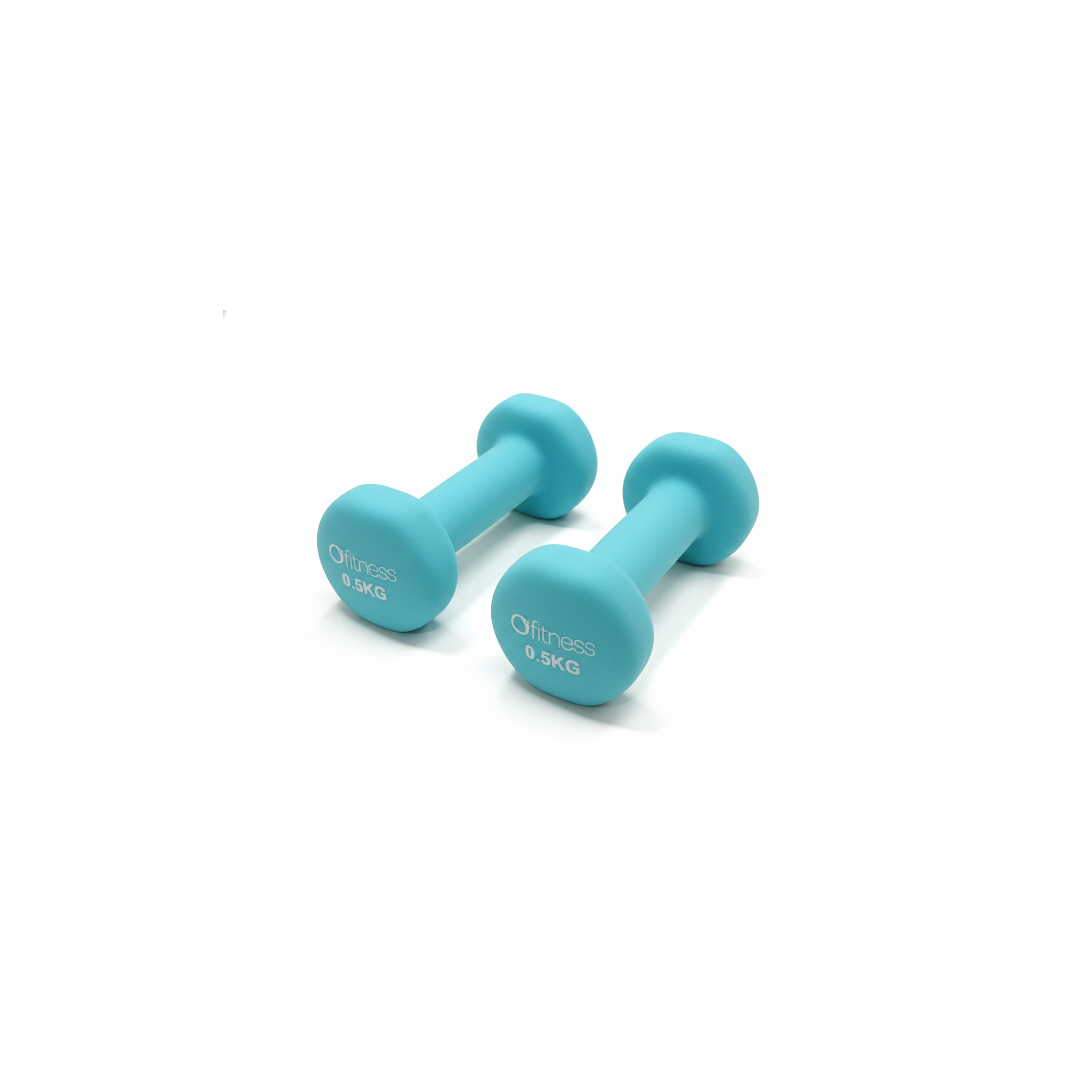 Halteres en néoprene - O'FITNESS - Lot de 2 x 0,5 KG - Maison/Appartement