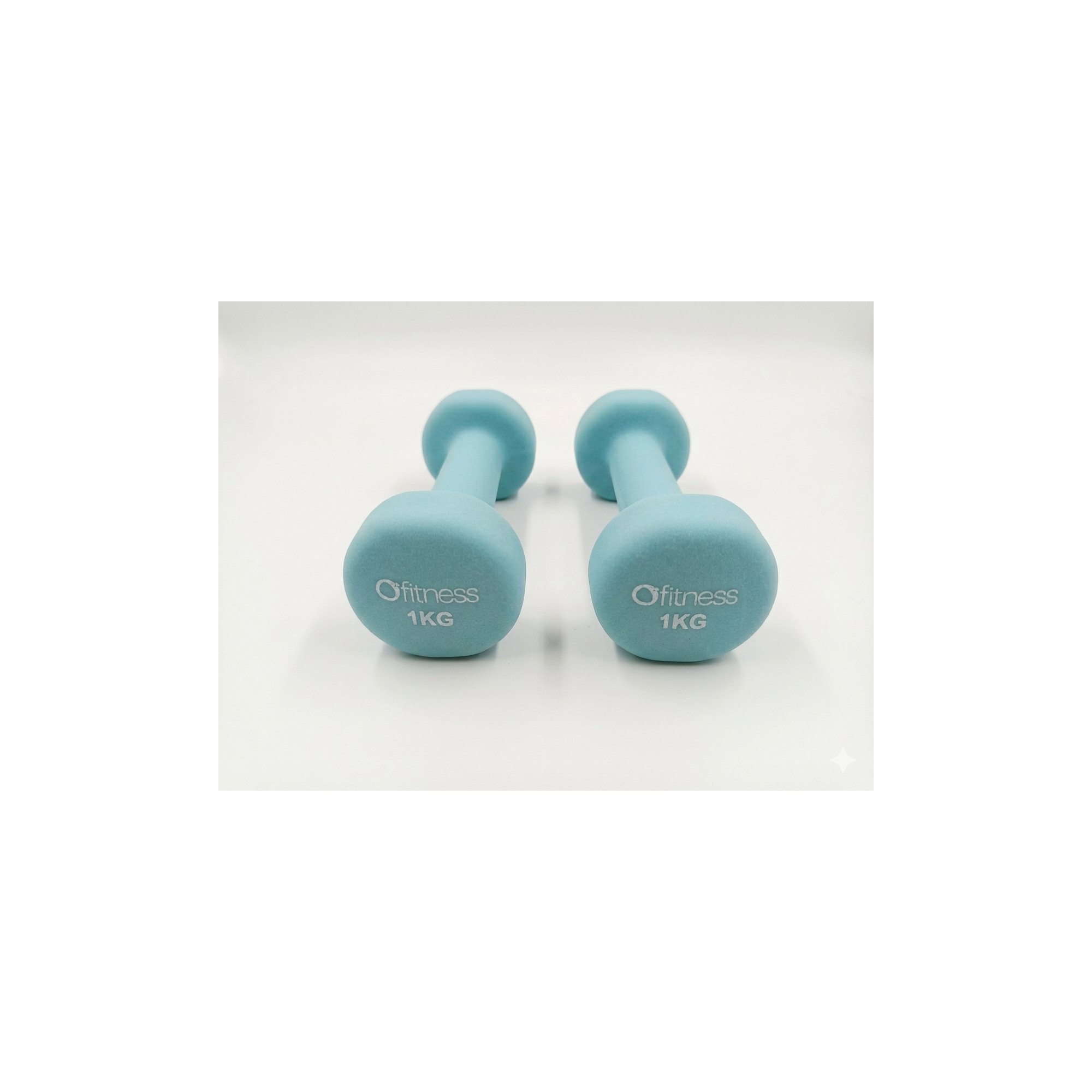 Halteres en néoprene - O'FITNESS - Lot de 2 x 1 KG - Maison/Appartement