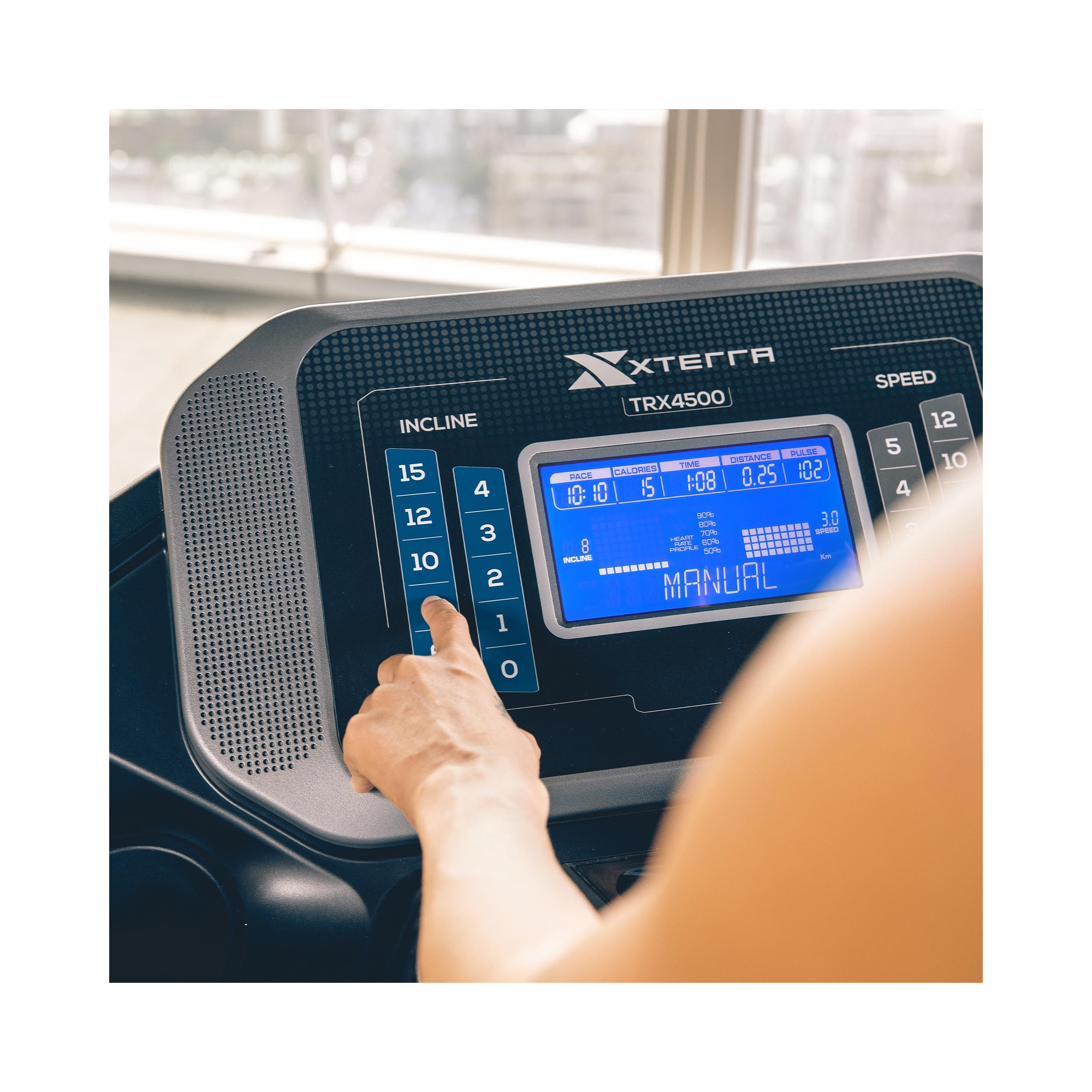 Tapis de course Motorisé 18 KM/H TRX 4500