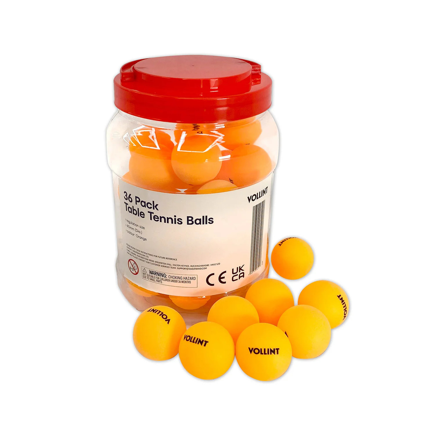 Lot de 36 balles de tennis de table - Vollint