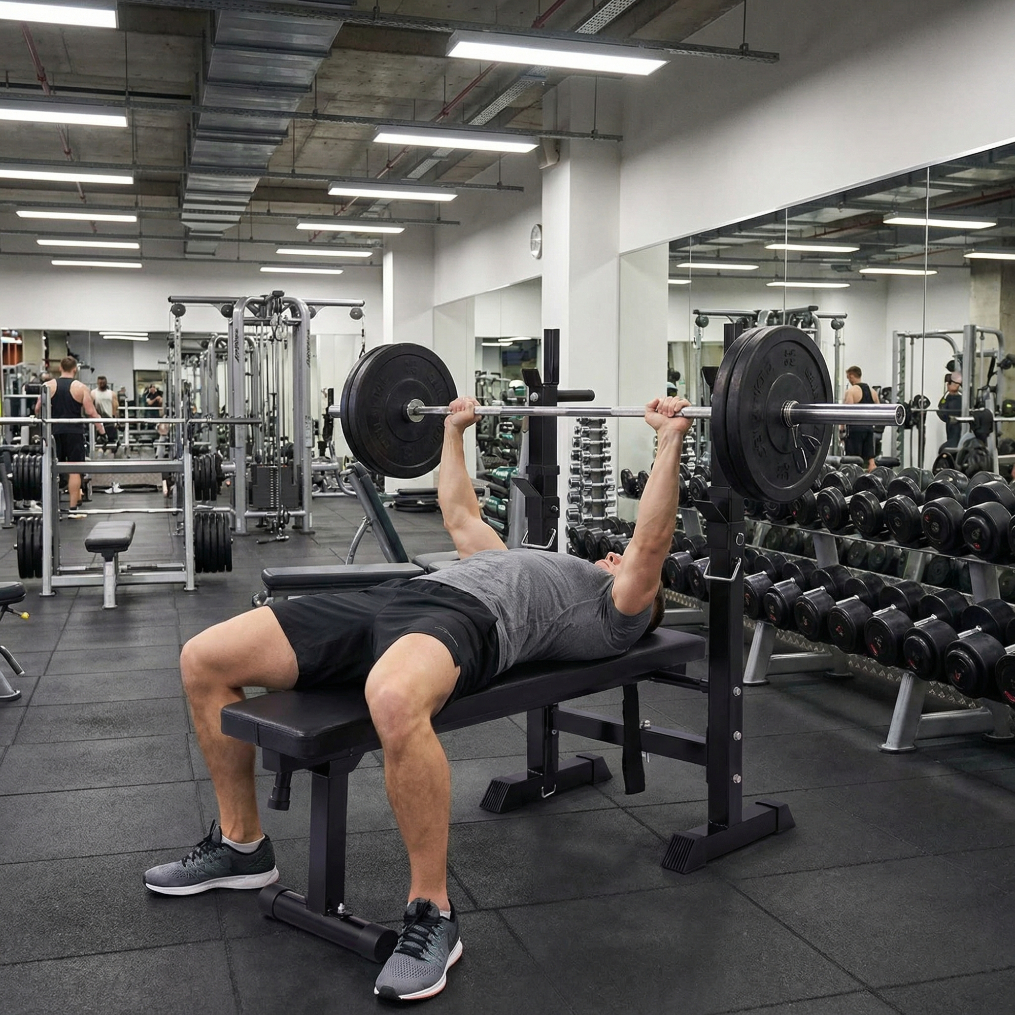 Banc de musculation - FITLIFE - Acier - Fitness/Musculation - Maison/Appartement