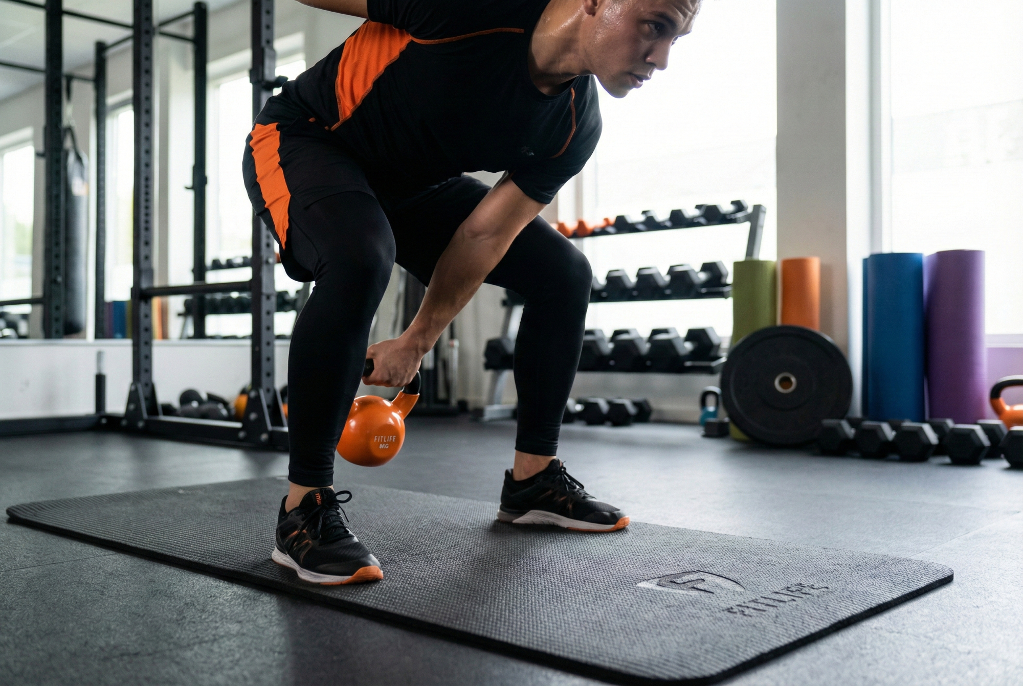 Kettlebell - FITLIFE - 8 KG - Fitness/Musculation - Maison/Appartement