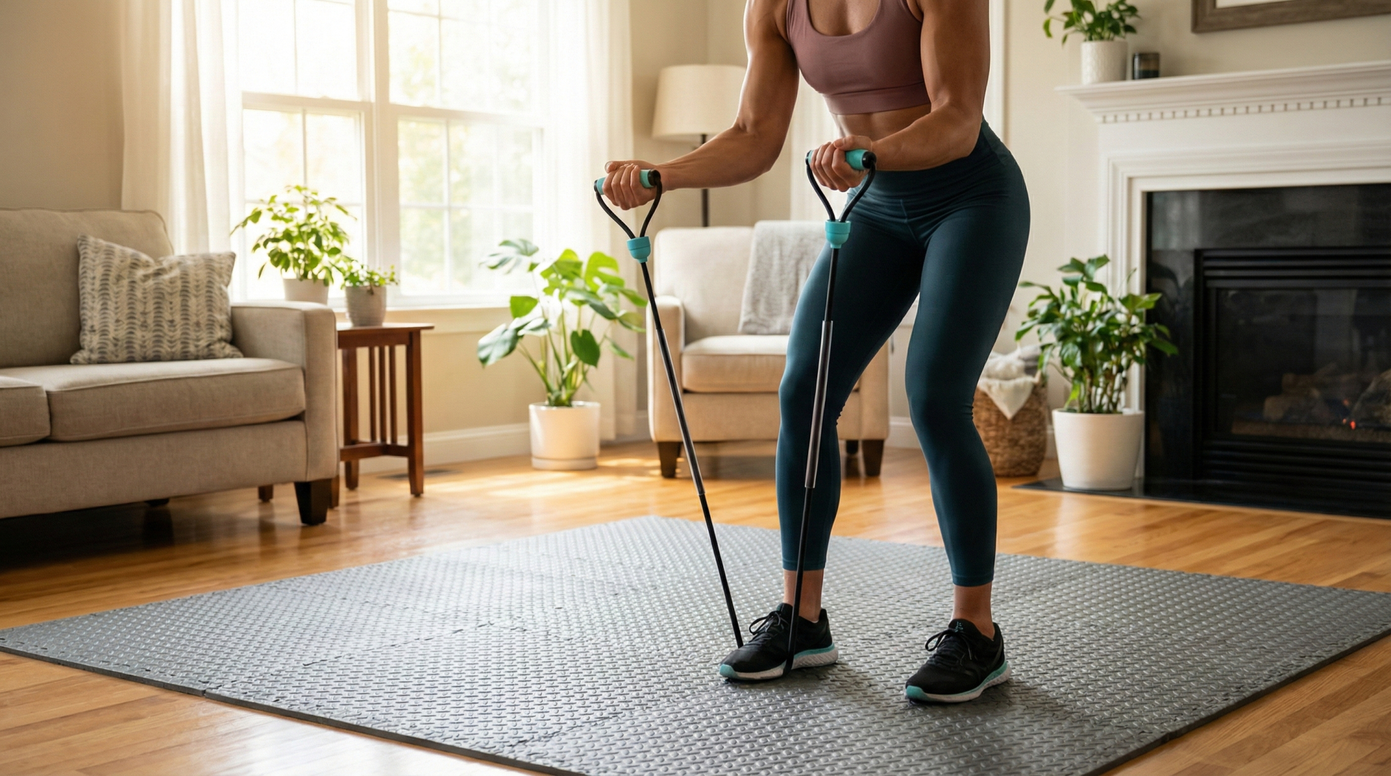 Elastique de tonification aérobique - De 31 à 157 cm - O'FITNESS - Maison/Appartement