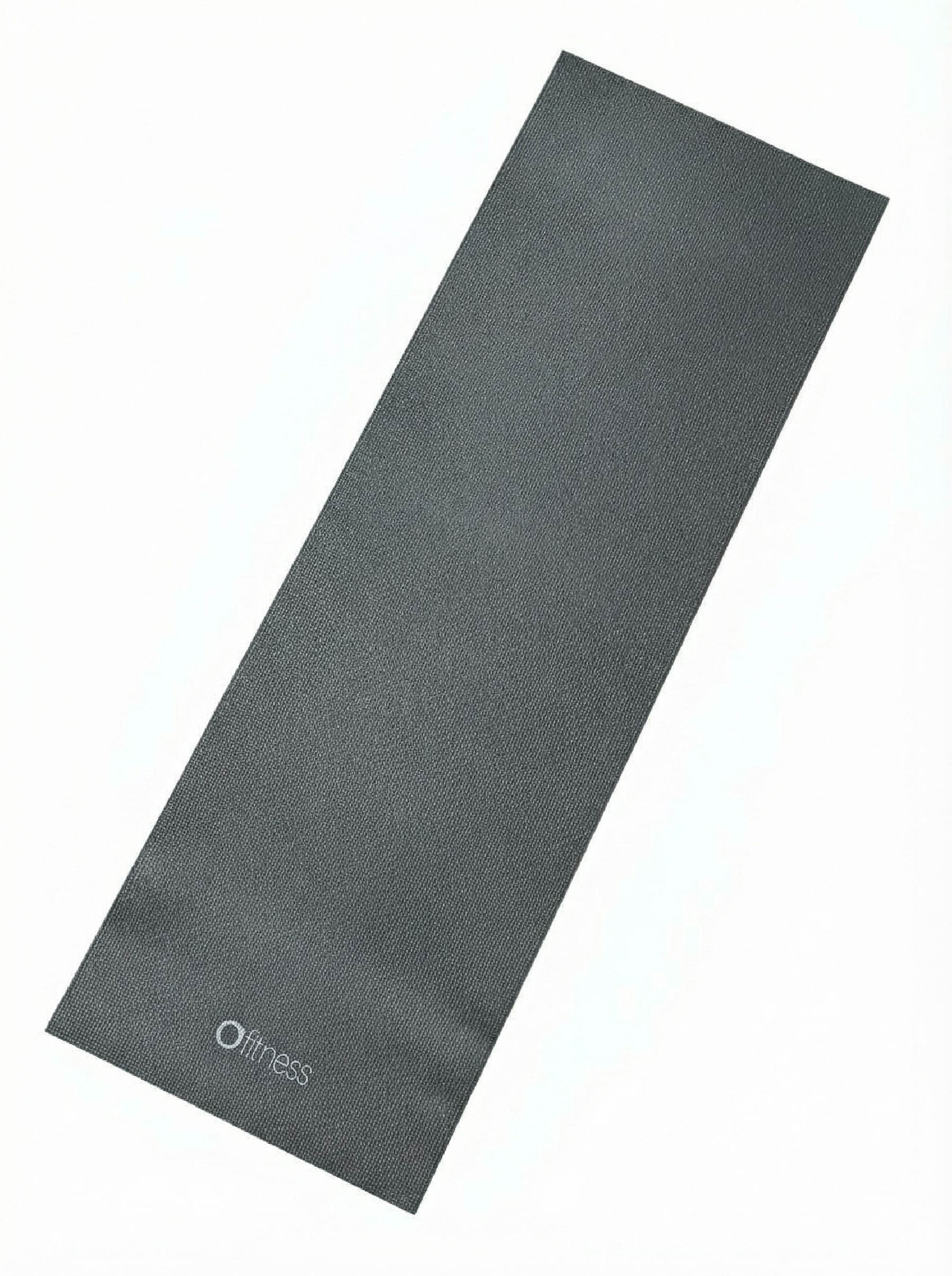 Tapis de gymnatique Basic Gym - O'FITNESS - 183 x 61 x 0,6 cm - Gris