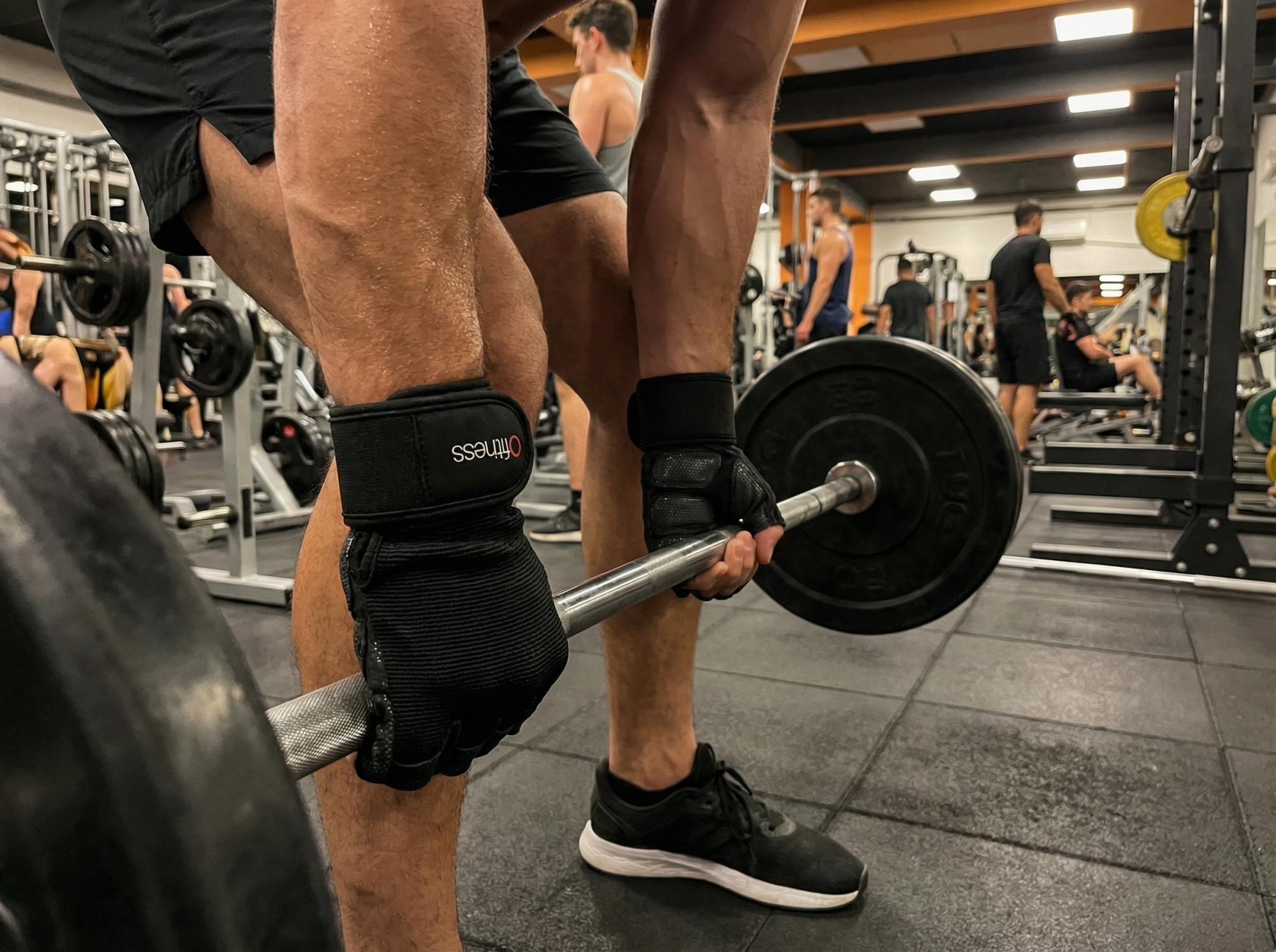 Gants de musculation - O'FITNESS - G300 - Noir - Taille M