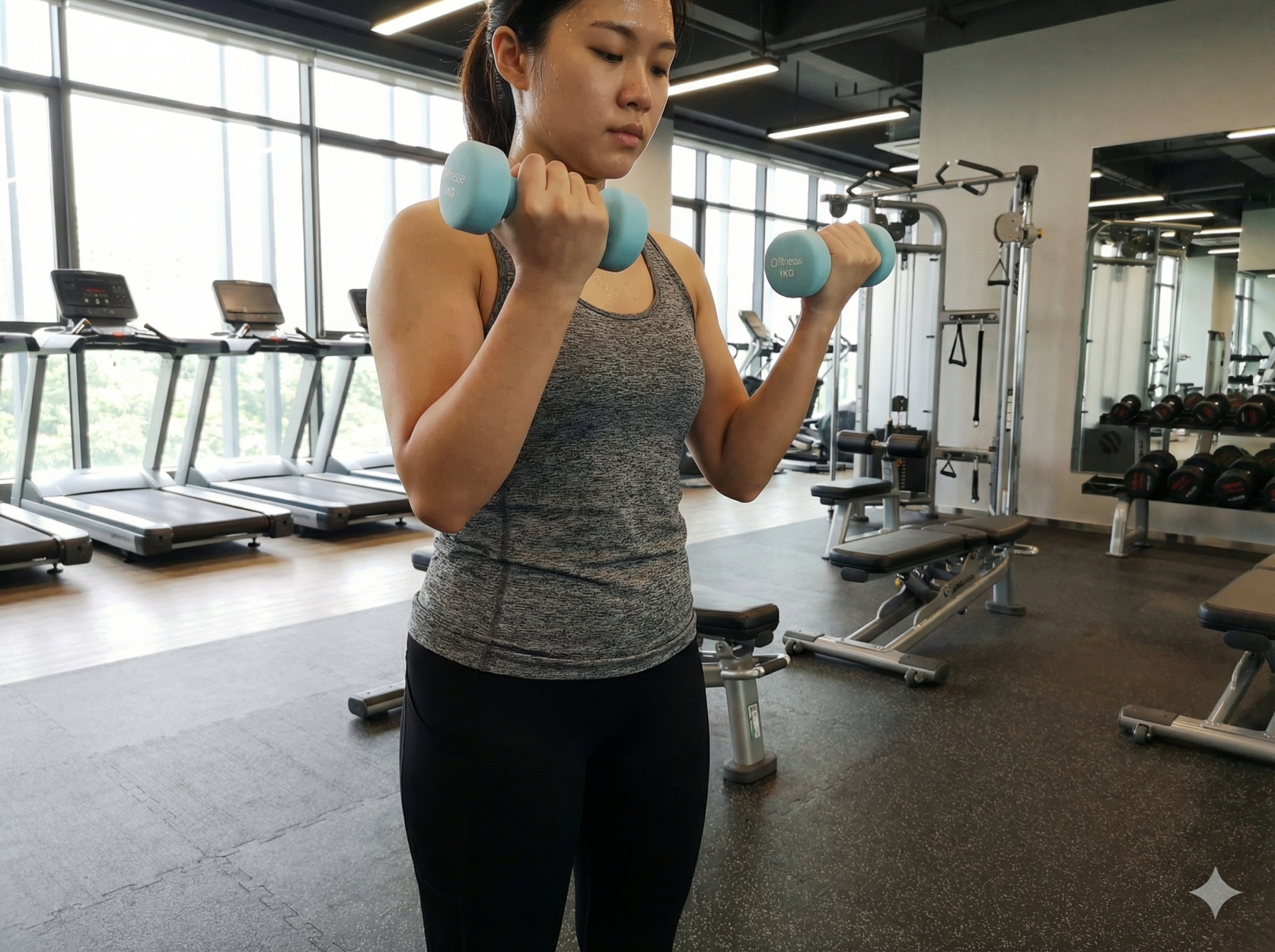 Halteres en néoprene - O'FITNESS - Lot de 2 x 0,5 KG - Maison/Appartement