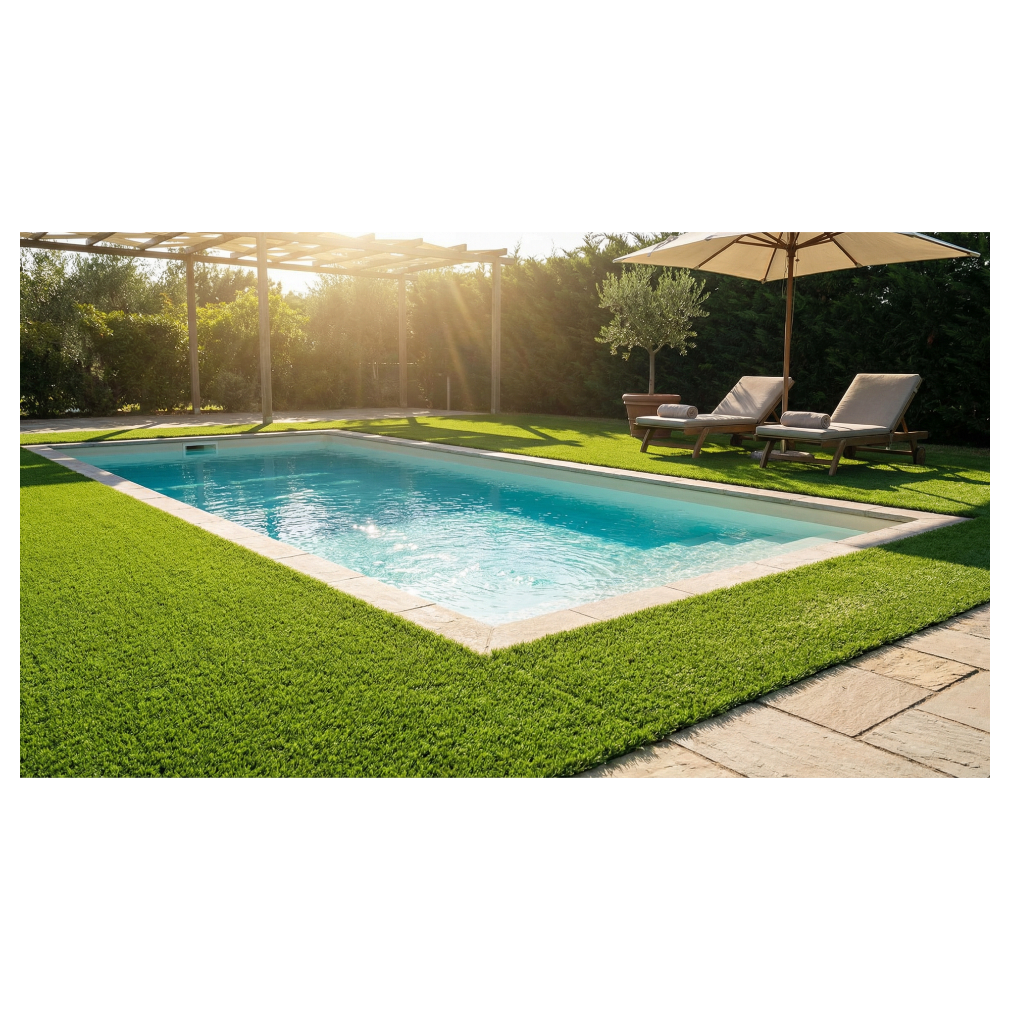 Gazon synthétique Baya - 40 mm - bobinot de 1m*5m