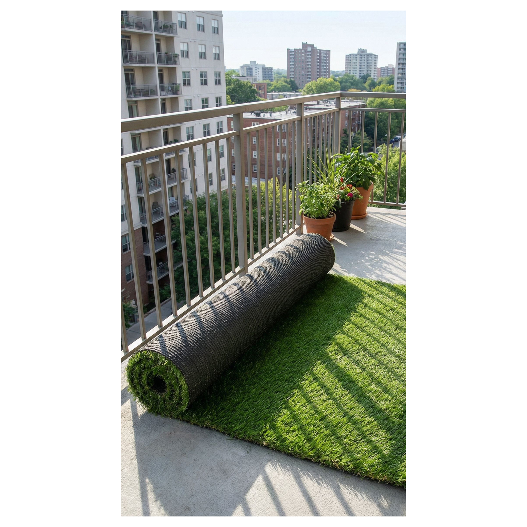 Gazon synthétique Joona - 38 mm - bobinot de 1m*5m - Jardin / Terasse / Balcon