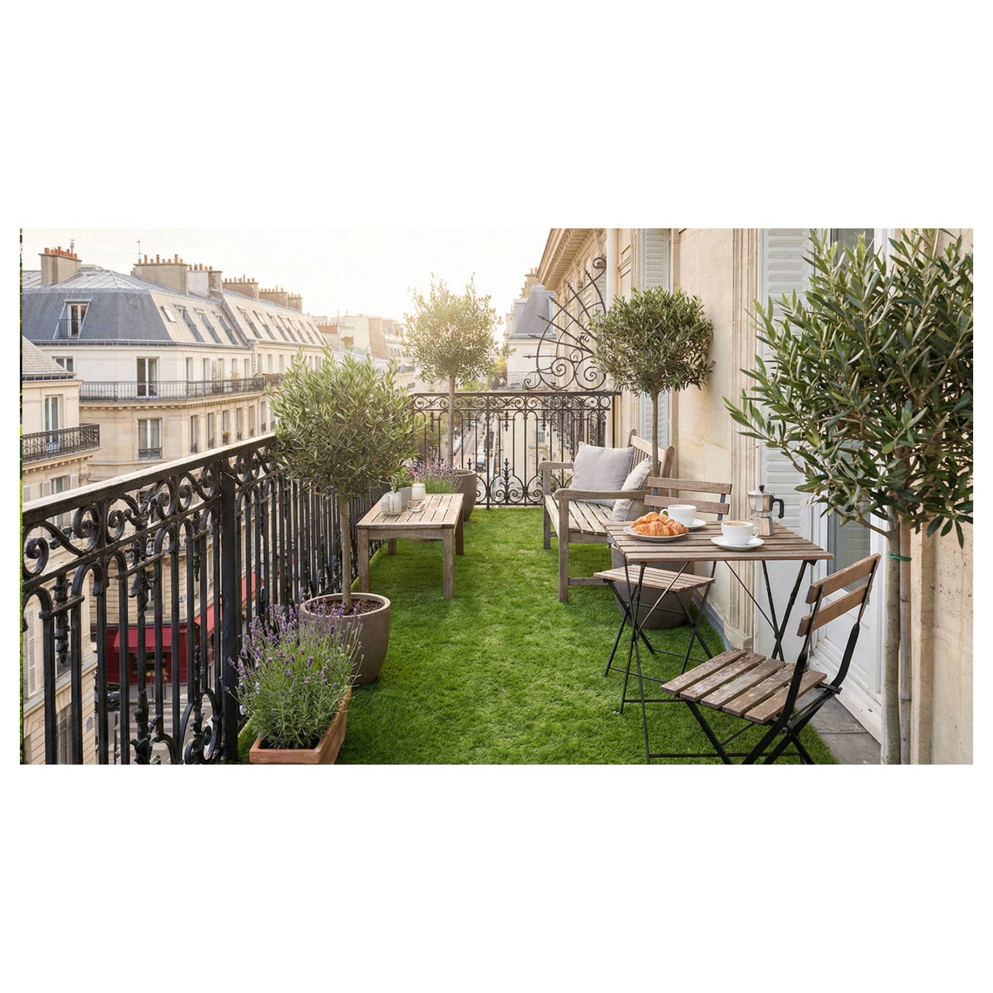 Gazon synthétique Teo - 22 mm - bobinot de 1m*5m - Jardin / Terasse / Balcon