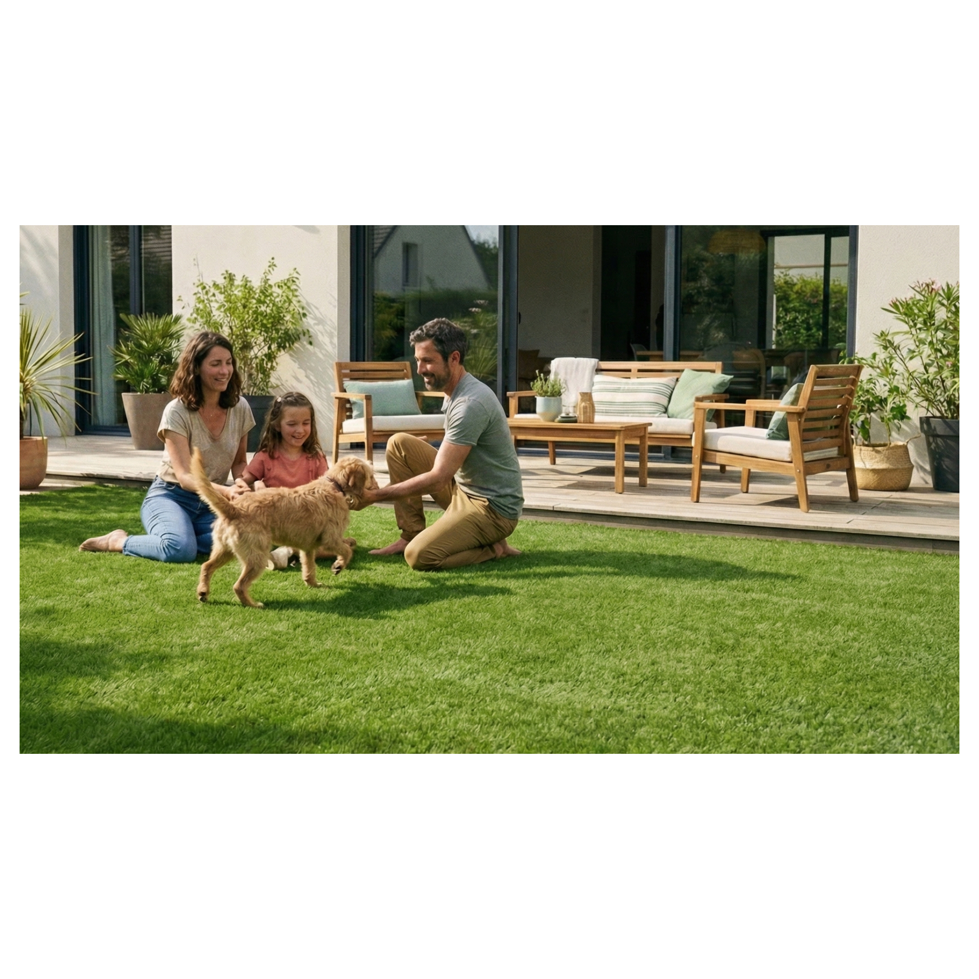 Gazon synthétique Vita - 20 mm - bobinot de 1m*4m - Jardin / Terasse / Balcon