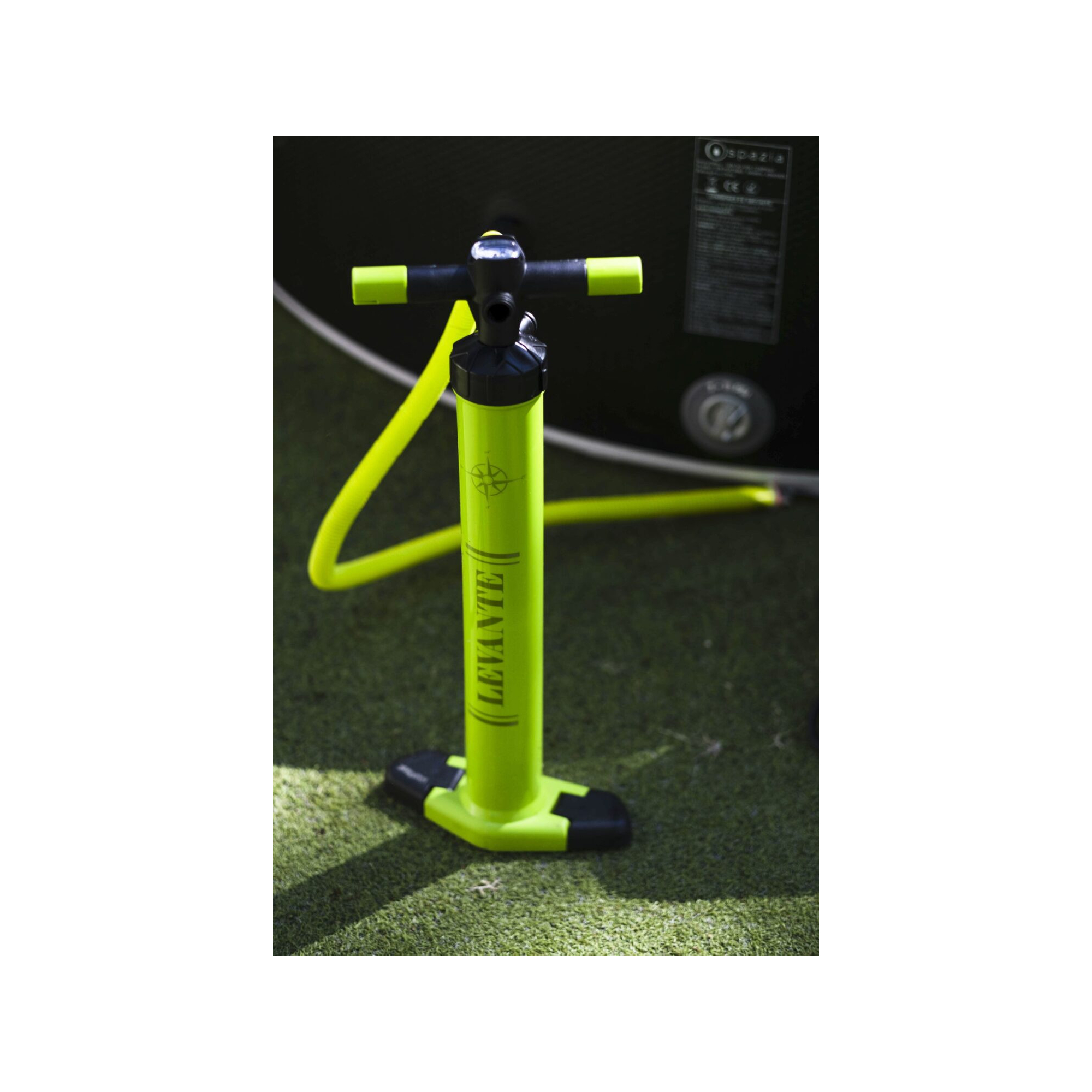 Spa gonflable 4 places rond en Dropstitch - Ospazia - Diamètre : 180 cm - Filtre et bâche inclus